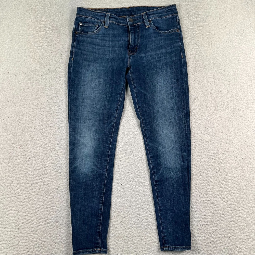 Denim & Supply Ralph Lauren‎ Jeans Womens 28 Crop Skinny Low Rise 90s Denim Blue